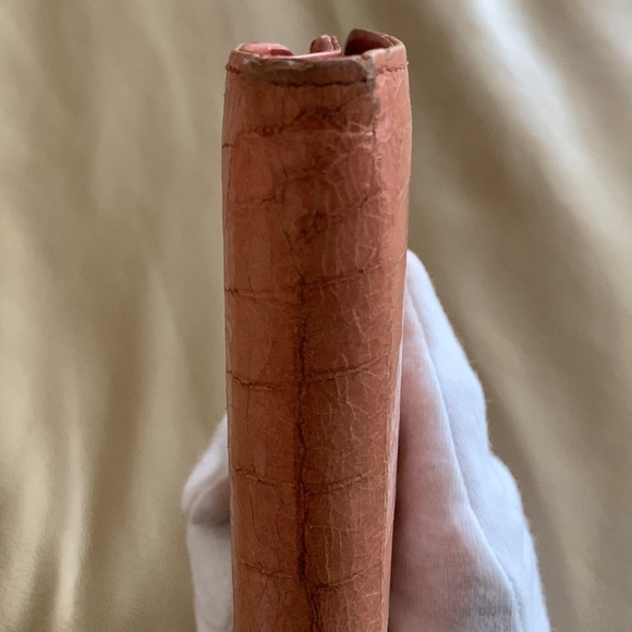 Miu Miu Croc Embossed Leather Twisted Lock Wallet - Picture 11 of 16